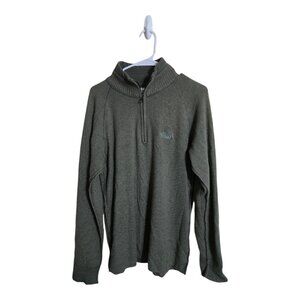 North Face Sweater Mens Medium Gray resolve Pullover Wool Blend Outdoor Knit